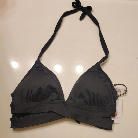 NWT Black Bikini Top. - Picture 1 of 2